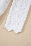 Gracie Lace Floral See Through  Top