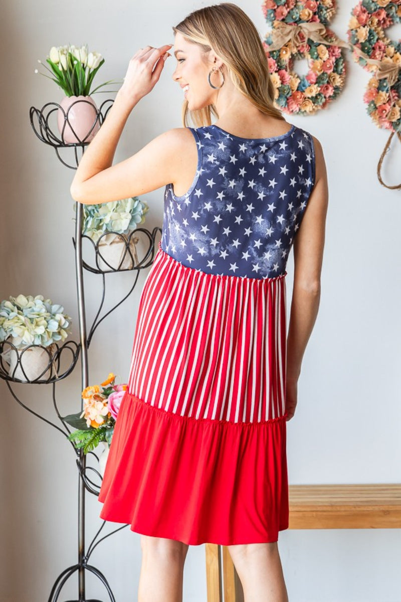 US Flag Tank Dress