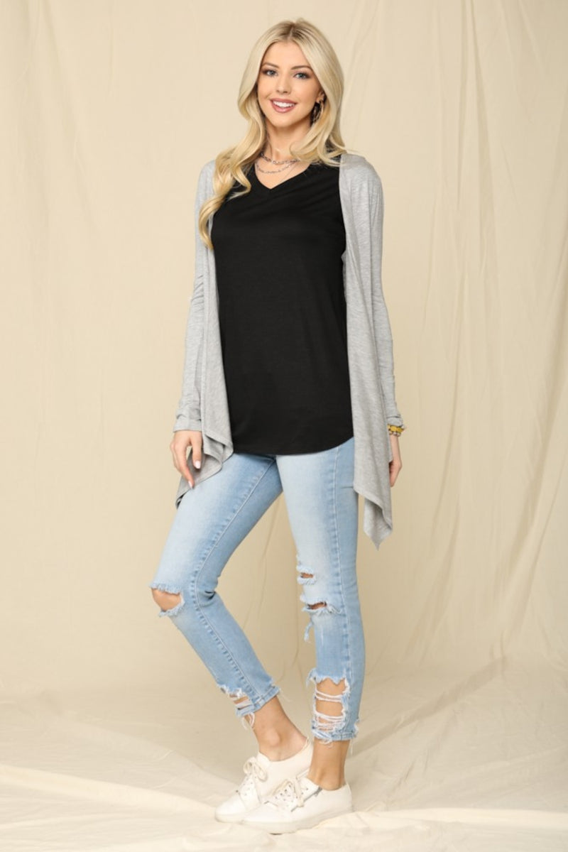 Darby Open Front Knit Cardigan