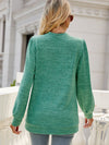 Addison Heathered V-Neck Long Sleeve