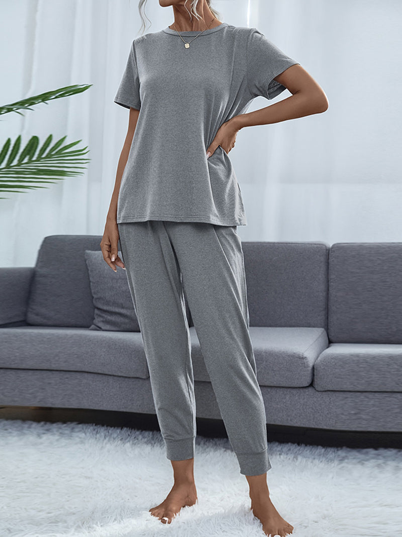 Clara Short Sleeve Top and Pants Set