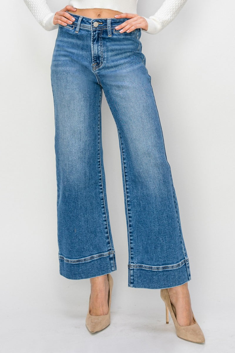 Renae High Rise Wide Leg RISEN Jeans