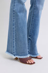 Delaney Raw Hem High Rise Bootcut Judy Blue Jeans