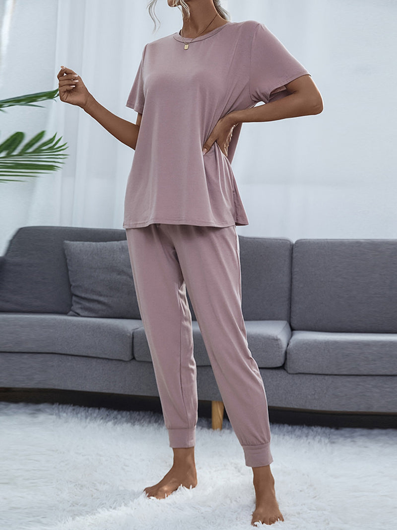 Clara Short Sleeve Top and Pants Set