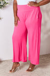 Journey Smocked Wide Waistband Wide Leg Pants