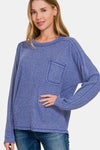 Clara Ribbed Hacci Knit Top