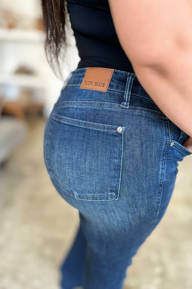 Alicia Tummy Control Straight Judy Blue Jeans