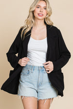 Kyler One Button Blazer with Pockets