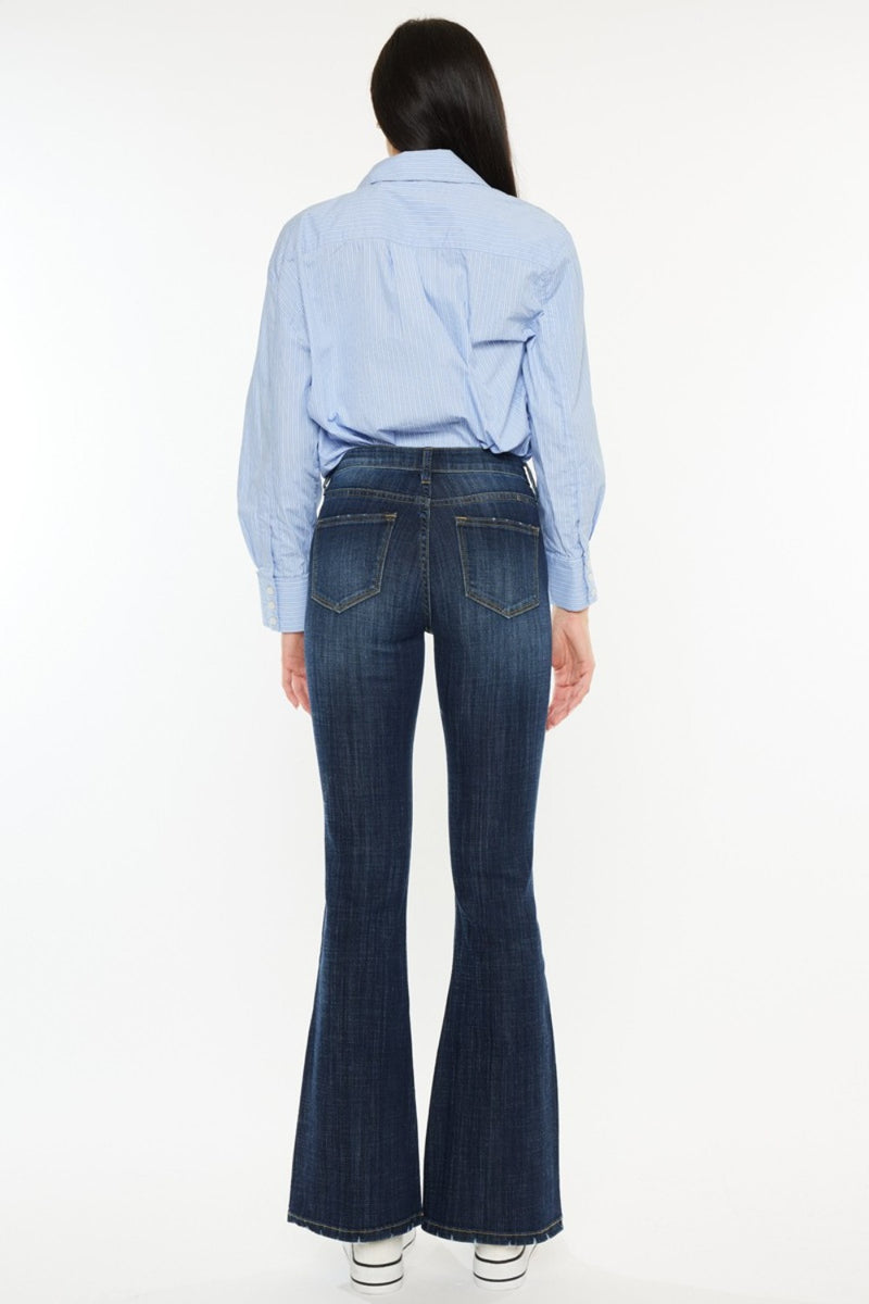 Kai Mid Rise Flare Jeans