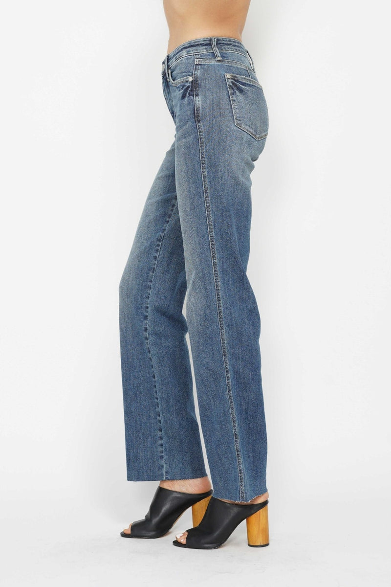 Suki Tummy Control Straight Judy Blue Jeans