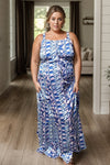 Abby Road Royal Blue Maxi Dress