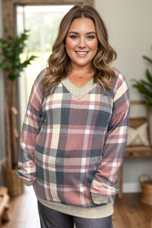 Absolute Dream Plaid Pullover