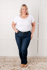 Alaina High Rise Classic Straight Judy Blue Jeans
