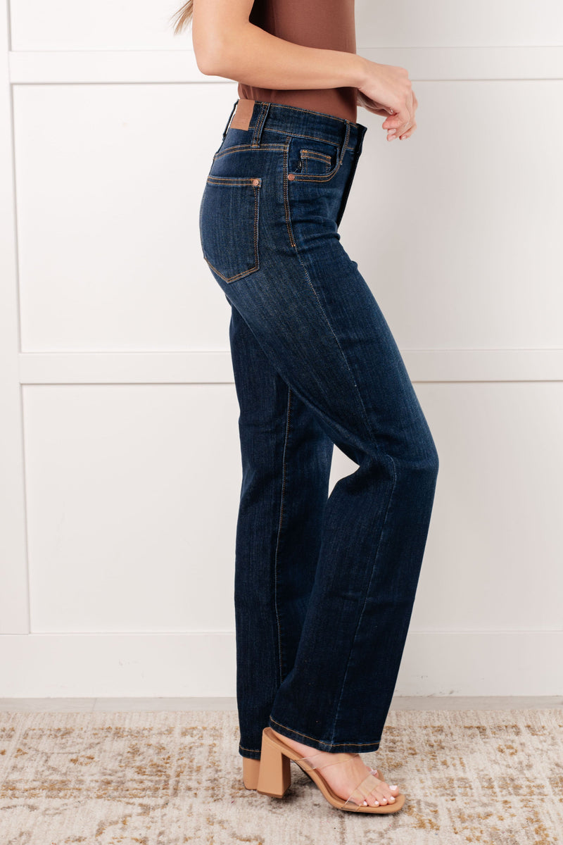 Alaina High Rise Classic Straight Judy Blue Jeans