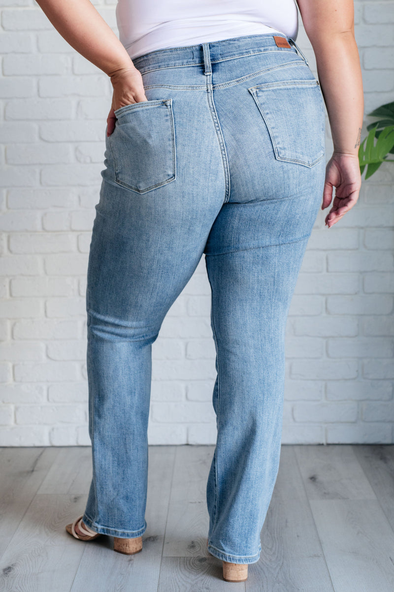 Alana Mid Rise Clean Bootcut Judy Blue Jeans