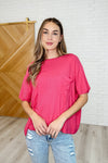 Bare Necessitee Relaxed Tee in Hot Pink