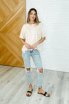 Bare Necessitee Relaxed Tee in Sand Beige