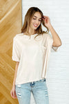 Bare Necessitee Relaxed Tee in Sand Beige