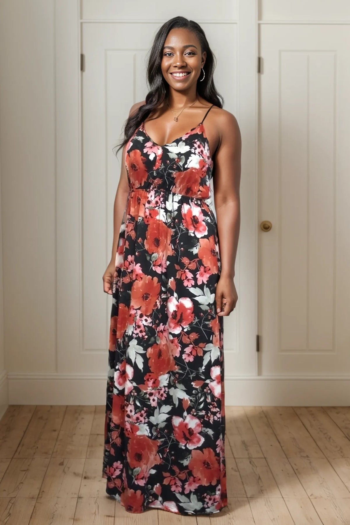 Beauty in Darkness Maxi Dress