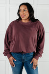 Beyond the Basics Pullover in Eggplant