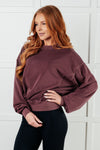 Beyond the Basics Pullover in Eggplant