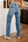 Bree High Rise Control Top Distressed Straight Judy Blue Jeans