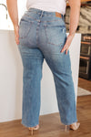 Bree High Rise Control Top Distressed Straight Judy Blue Jeans