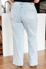Brooke High Rise Control Top Vintage Wash Straight Judy Blue Jeans
