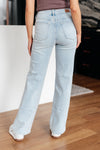 Brooke High Rise Control Top Vintage Wash Straight Judy Blue Jeans