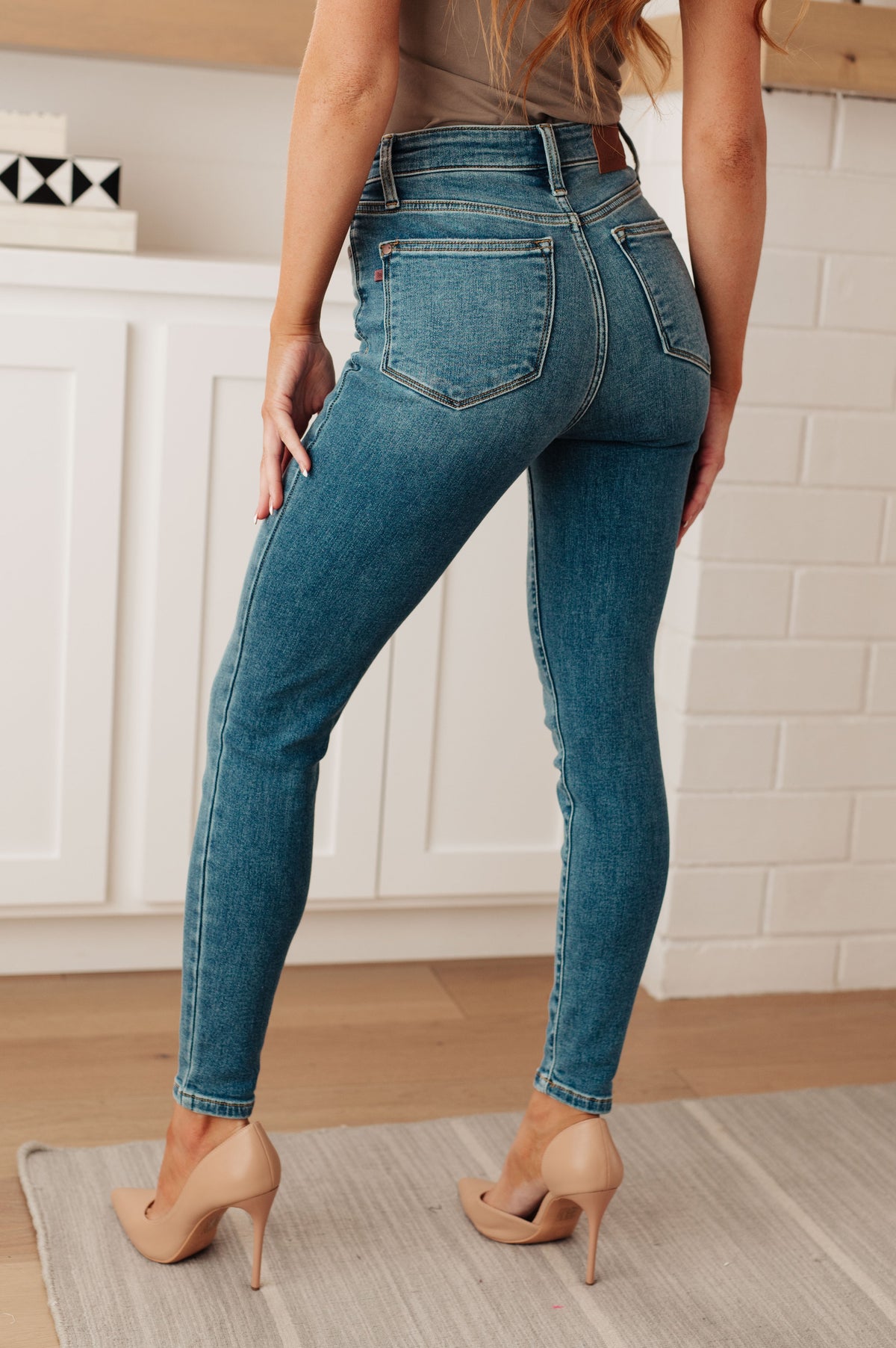 Bryant High Rise Thermal Skinny Judy Blue Jeans