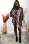 Chasin' You Tunic Flannel - Dress