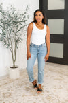 Cheyenne V-Front Cool Denim Boyfriend Judy Blue Jeans
