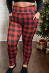 Classically Stylish Plaid Leggings