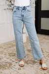 Debbie High Rise Stone Wash Straight Fit Judy Blue Jeans