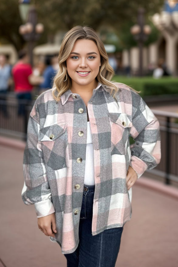 Delightful in Plaid Shacket