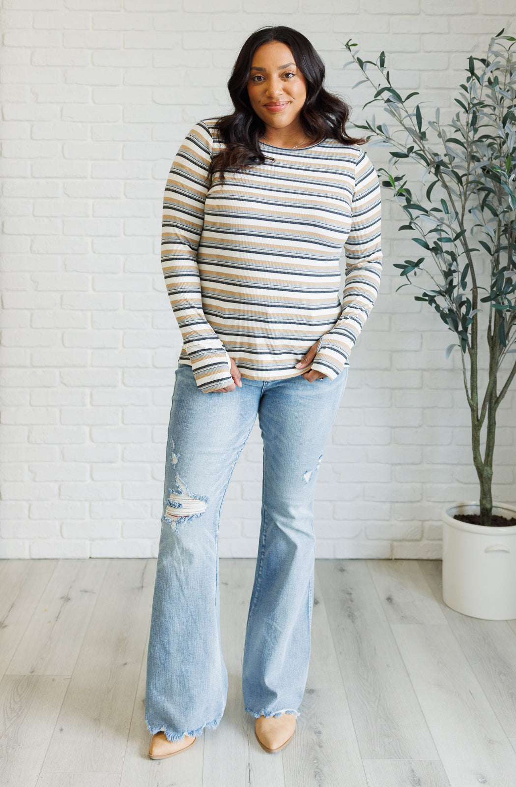 East Coast Breeze Striped Top