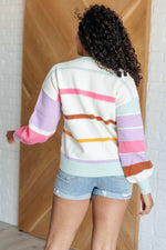 Marissa Flawless Features Striped Sweater