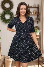 Flirty Ava Black Dress