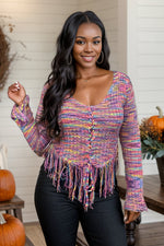 Fringed Beauty Pullover