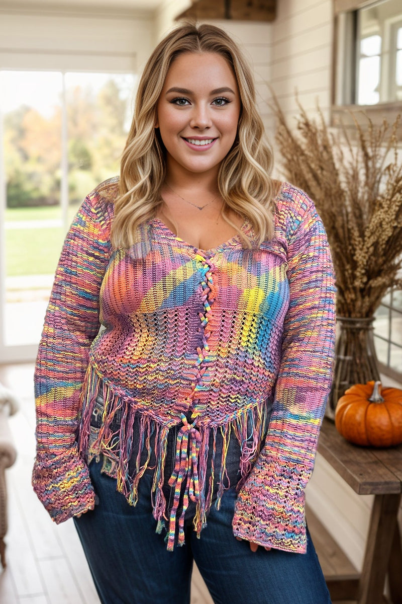 Fringed Beauty Pullover