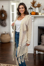 Fringed Life Cardigan