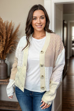 Gingerbread & Marshmallows Cardigan