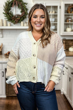 Gingerbread & Marshmallows Cardigan