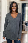 Gunmetal Grey Knit Pullover