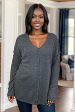 Gunmetal Grey Knit Pullover