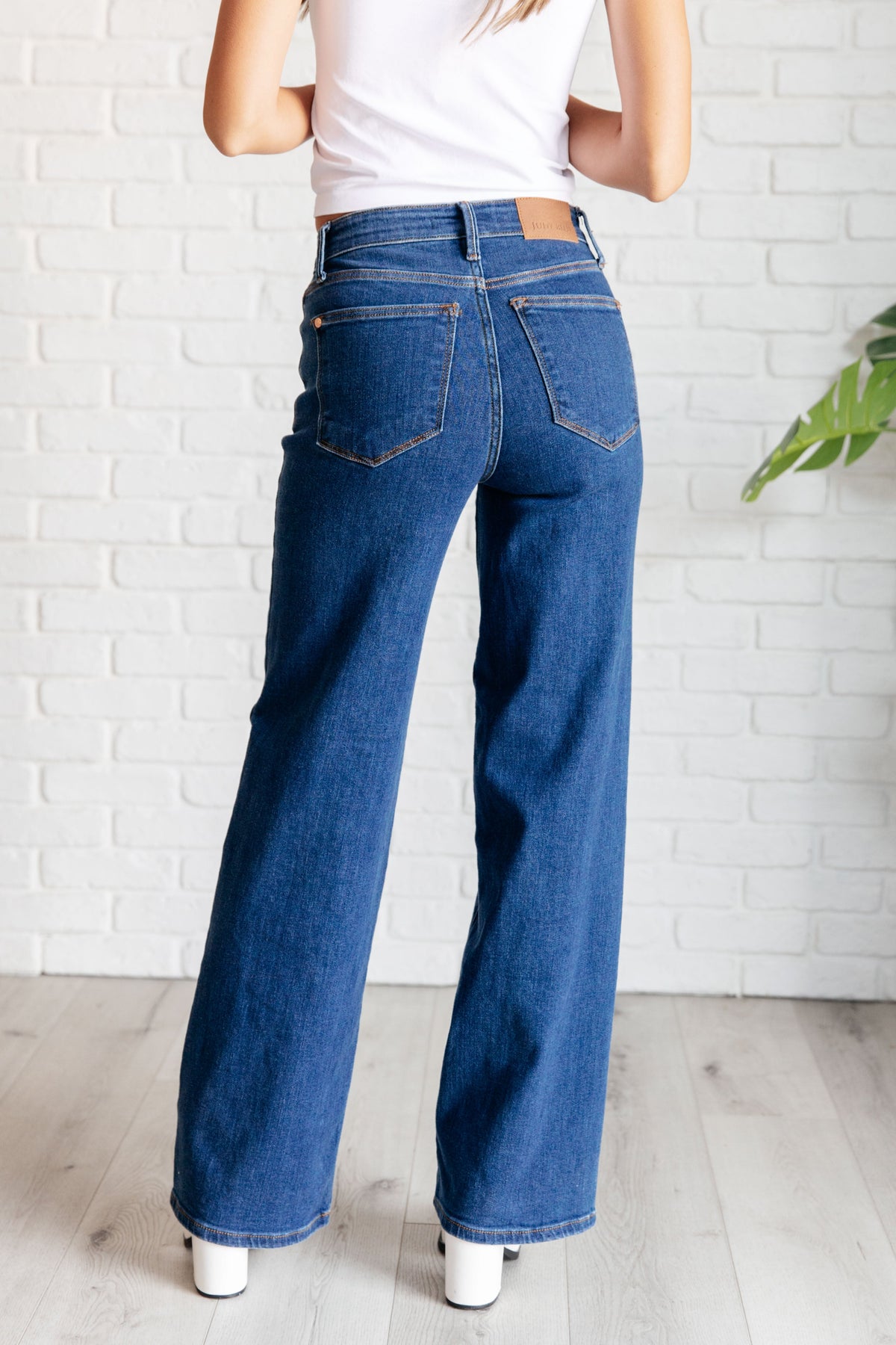 Hazel High Rise Vintage Wide Leg Judy Blue Jeans