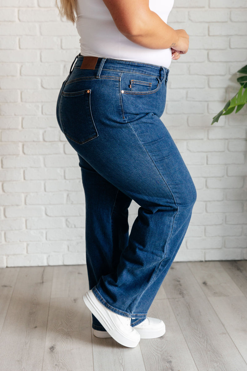 Hazel High Rise Vintage Wide Leg Judy Blue Jeans