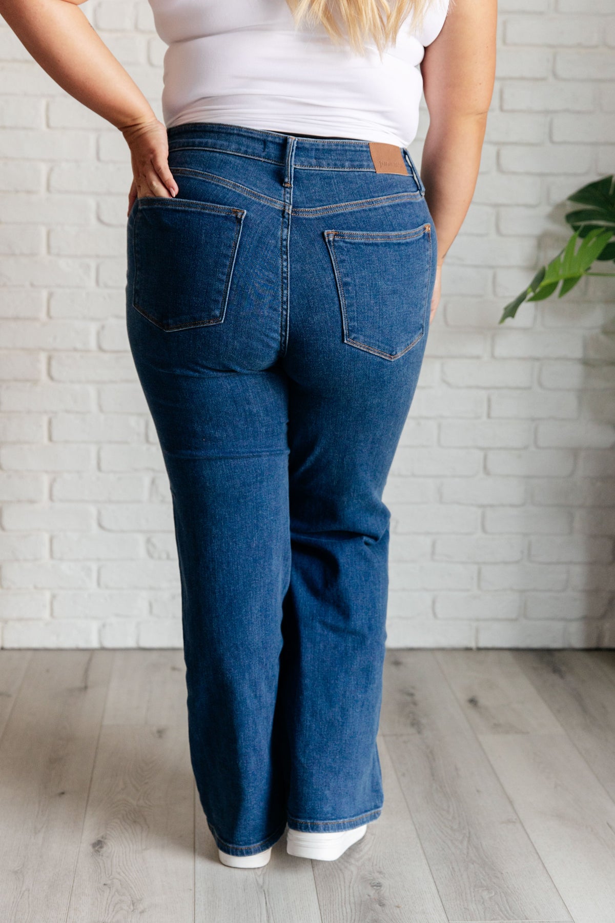 Hazel High Rise Vintage Wide Leg Judy Blue Jeans