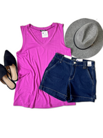 Jasmine Sleeveless Top in Orchid