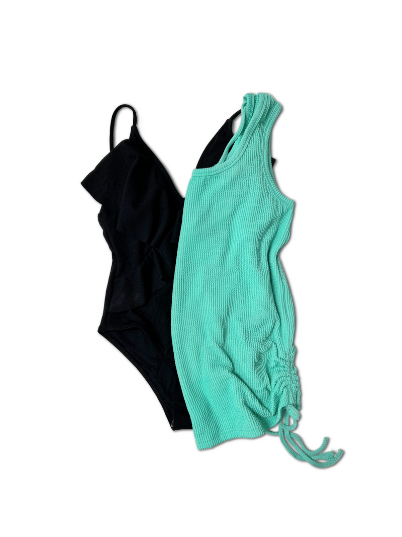 Take it Slow Neon Mint Coverup